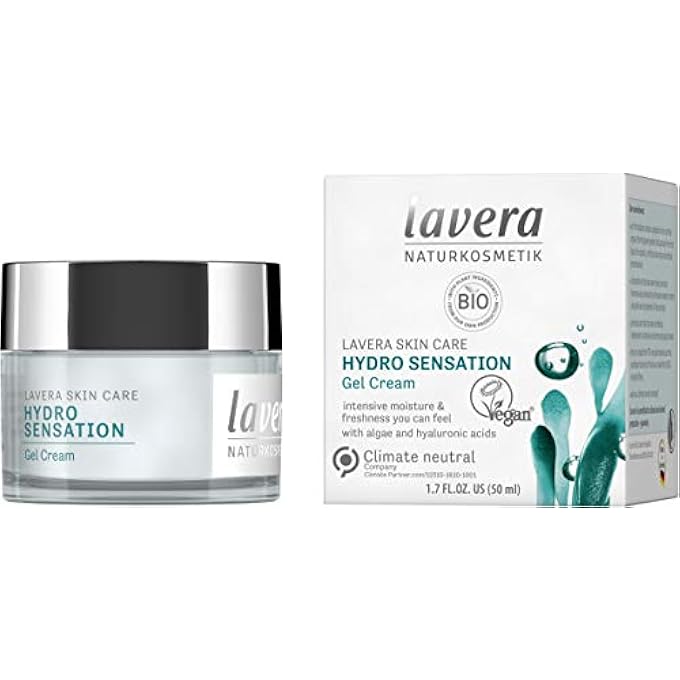 lavera HYDRO SENSATION GEL CREAM, WITH BIO-ALGAE & NATURAL HYALURON ACIDS, NATURAL COSMETICS, VEGAN - Image 1